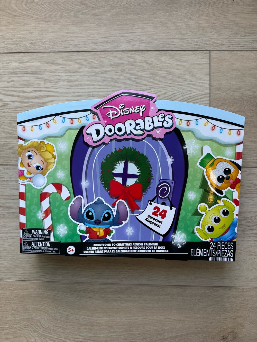 Disney Doorables Countdown to Christmas Advent Calendar 24 Surprises New
